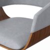Lowell - Adjustable Swivel Bar Stool - Stone Gray - Image 7