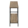 Accent Console Table For Entryway, Contemporary And Modern - Taupe / Black - Image 3