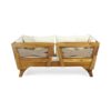 Outdoor Expandable Daybed And Cushions - Teak - Image 11