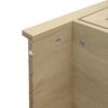 Tall Arched Kitchen Pantry, Modern Farmhouse Wood Kitchen Storage Cabinets, Arched Storage Display Cabinet With Adjustable Shelves, Versatile Cupboard For Kitchen, Dining Room, Living Room - Natural - Image 21