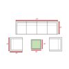 Outdoor Wicker Seating Group For 6 With Cushions - Gray Mix - Image 3