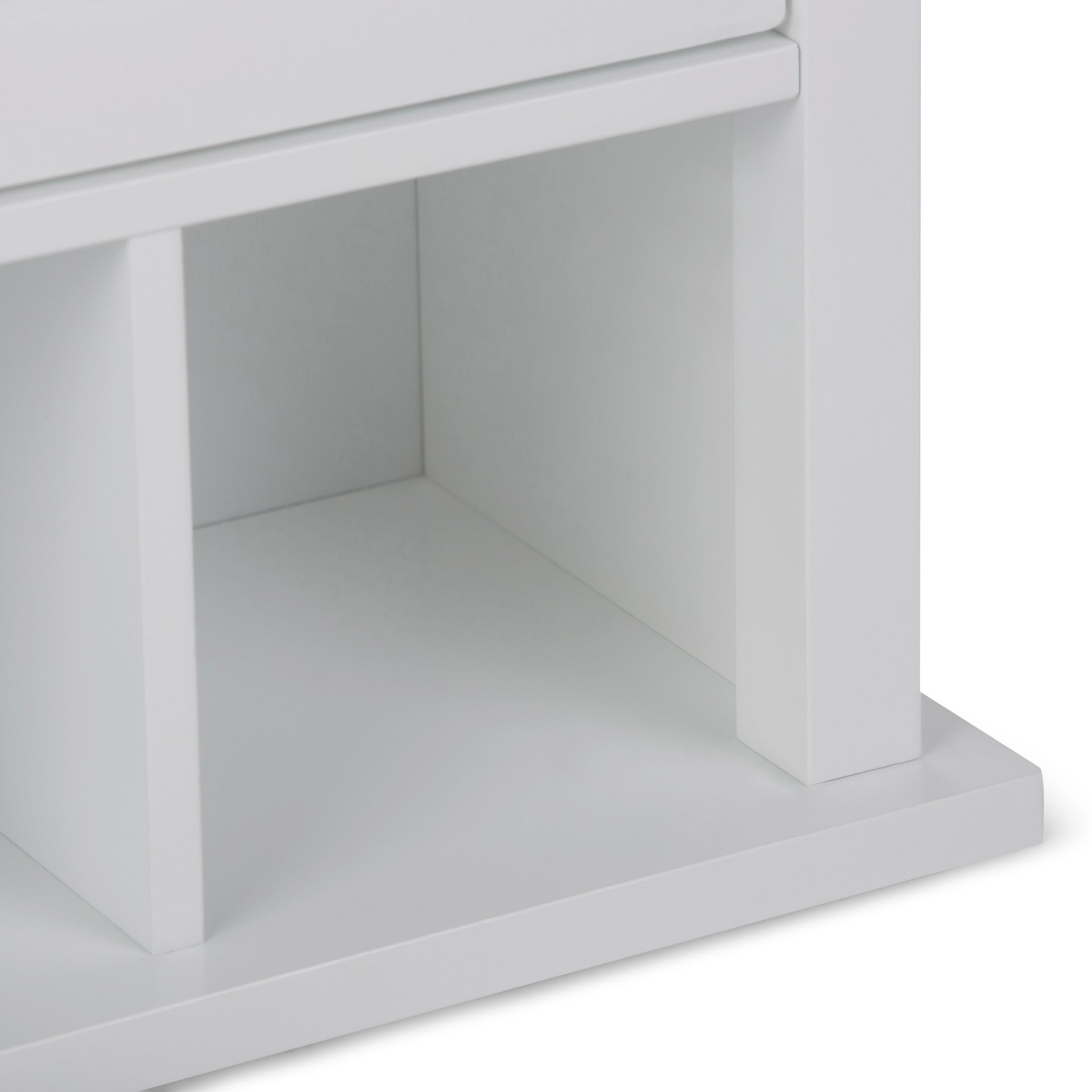 Avington - Two Door Wall Cabinet With Cubbies - Pure White - Image 3