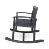 Baxter - Rocking Loveseat - Dark Gray - Image 9