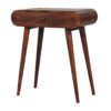 Mini Dressing Table With Foldable Mirror - Caramel - Image 3