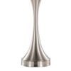 Lenuxe - Contemporary Table Lamp Built In USB Port (Set of 2) - Nickel / Gray - Image 5