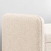 Teddy Velvet Storage Stool With Storage Space Rubber Wood Sponge Linen - Beige - Image 7