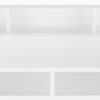 Computer Desk, Home Office, Standing, Storage Shelves, Laptop, Contemporary & Modern - White - Image 6