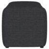 Upholstered Tufted Accent Bench With Round Legs - Charcoal - Image 7