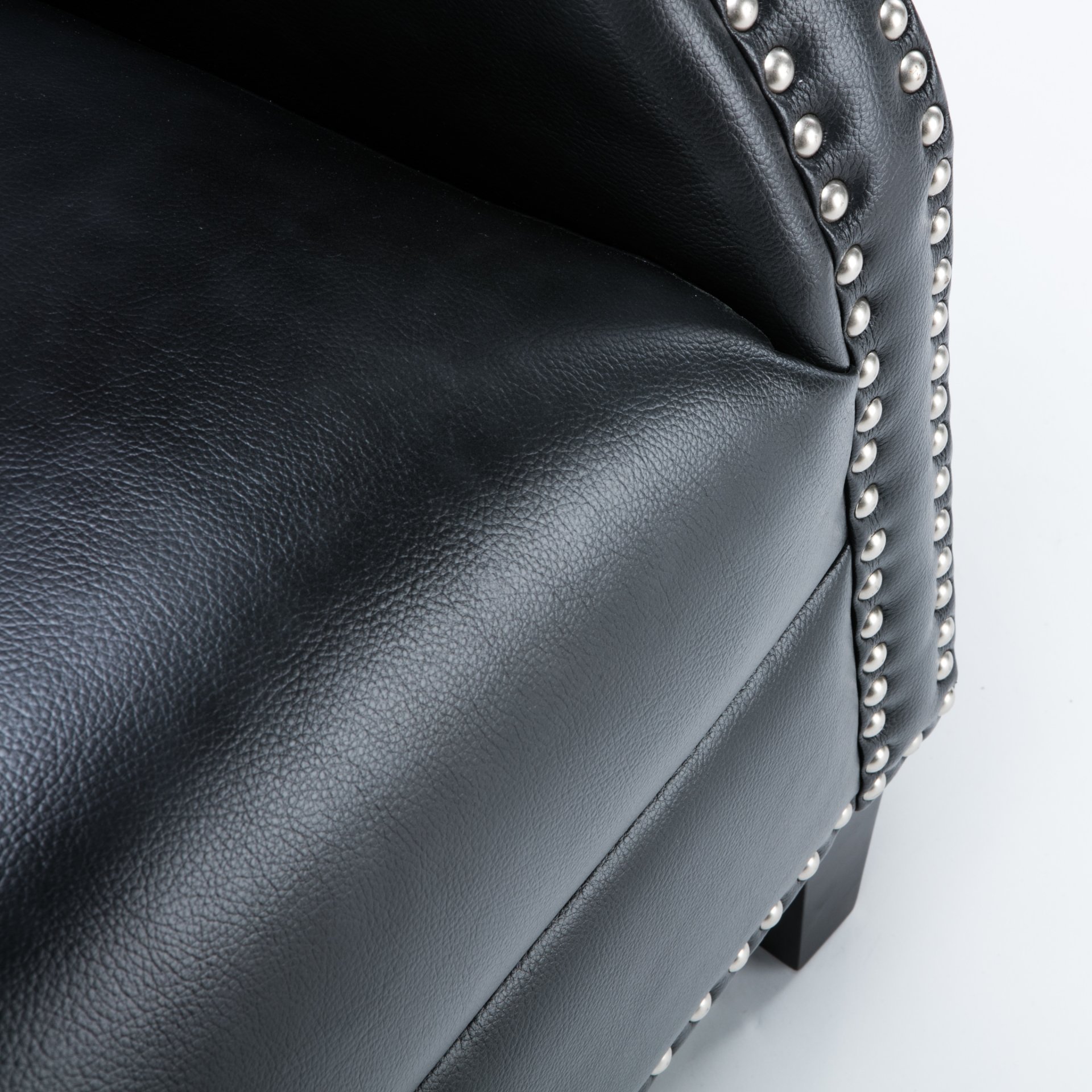 Hadley - Club Chair With Upholstery - Charcoal - Image 5