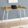 Computer Desk For Home Office, Laptop, Storage Shelves, Contemporary Versatile Placement - Natural - Image 3