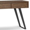 Lowry - Console Sofa Table - Rustic Natural Aged Brown - Image 3