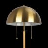 Allure - 2 Light Floor Lamp, Gold, Natural Tube, Double On / Off Pull Chain - Gold / Rattan - Image 3