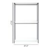 Fiona - Wood And Metal Walk In Closet With Shelf Melamine - White - Image 3