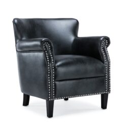 Hadley - Club Chair With Upholstery - Charcoal