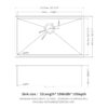 Undermount Kitchen Sink With Deep Single Bowl And Superior Drainage - Brushed Nickel - Image 3