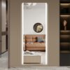 Frameless Full Length LED Mirror With 3 Color Changing Light And Explosion Proof Glass - Silver - Image 5