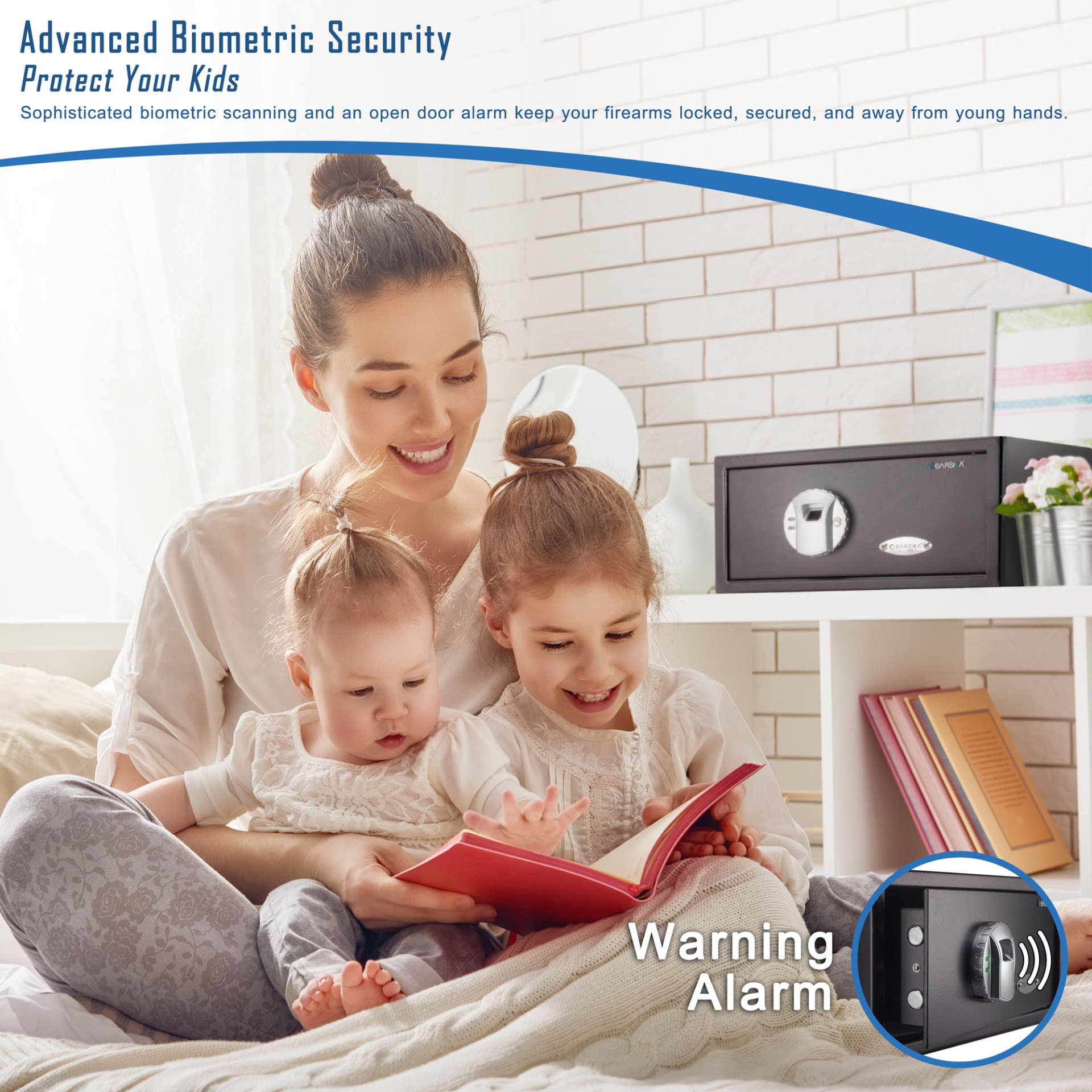 0 79 Cu Ft Biometric Security Safe - Black - Image 12