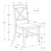 Dining Chair, Side, Dining Room, Transitional (Set of 2) - White - Image 15