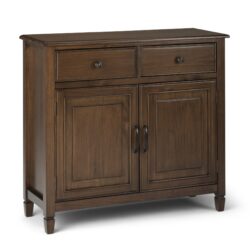 Connaught - Entryway Storage Cabinet - Rustic Natural Aged Brown