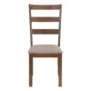 Dining Chair, Side, Upholstered For Dining Room, Transitional (Set of 2) - Beige - Image 10