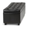 Hamilton - Storage Ottoman - Midnight Black - Image 3