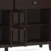 Artisan - Large 4 Door Sideboard Buffet - Dark Chestnut Brown - Image 5