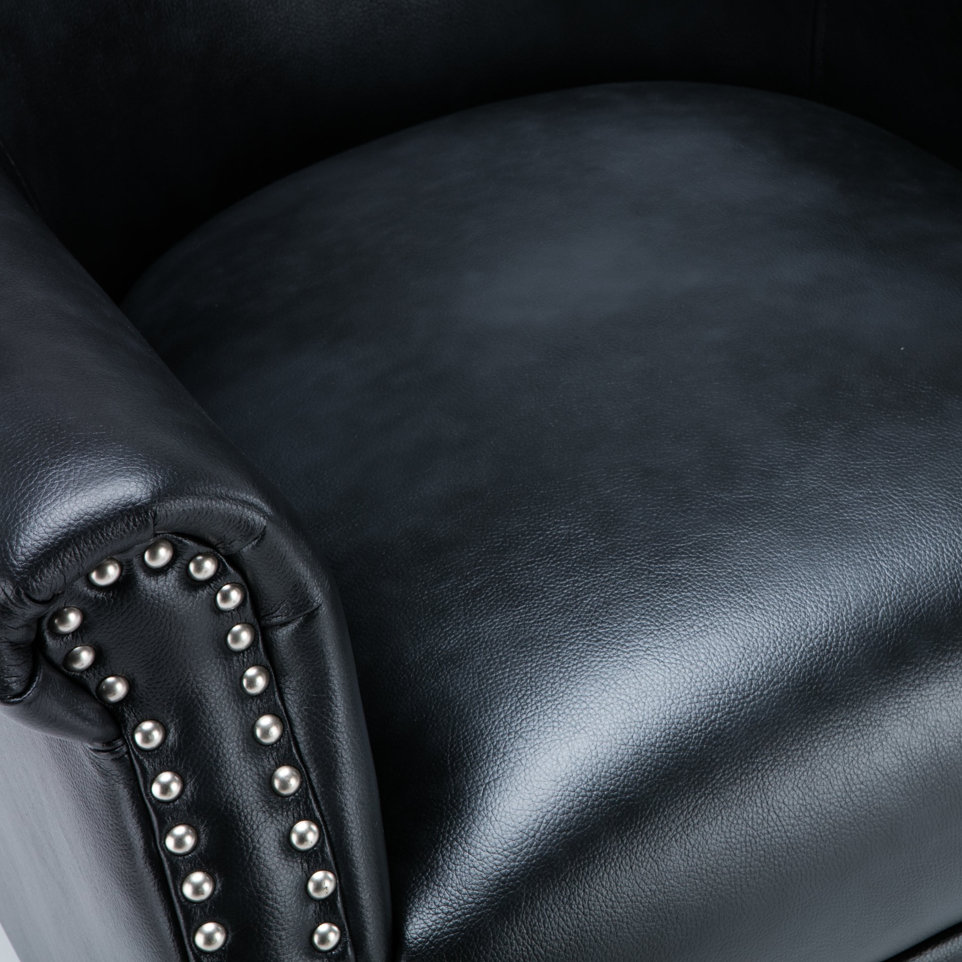 Hadley - Club Chair With Upholstery - Charcoal - Image 4