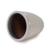 Ceramic Flowerpot, Planter For Patio & Garden Or Windowsill - Milk White - Image 9