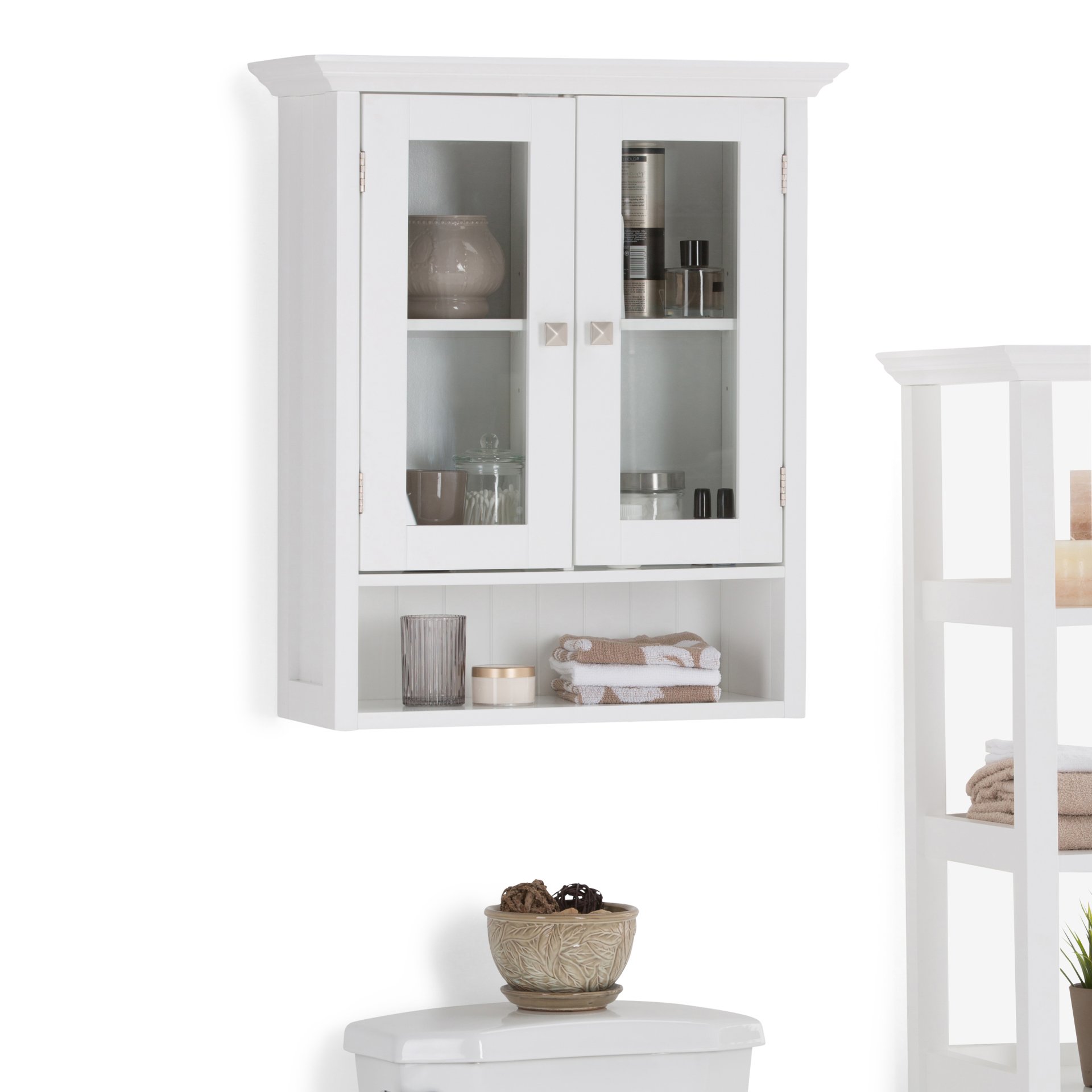 Acadian - Double Door Wall Cabinet - Pure White - Image 9