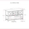 Ela - Console Table - Smoky Brown - Image 9