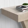 Vintage Distressed Wood Entryway Bench With 2 Tier Storage Cabinet - Rustic Antique Natural - Image 6