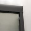 Modern Double Sliding Shower Enclosure, Tempered Glass - Matte Black - Image 6