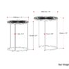Drake - 2 Piece Nesting Table - Antique Nickel / Antique Copper - Image 9
