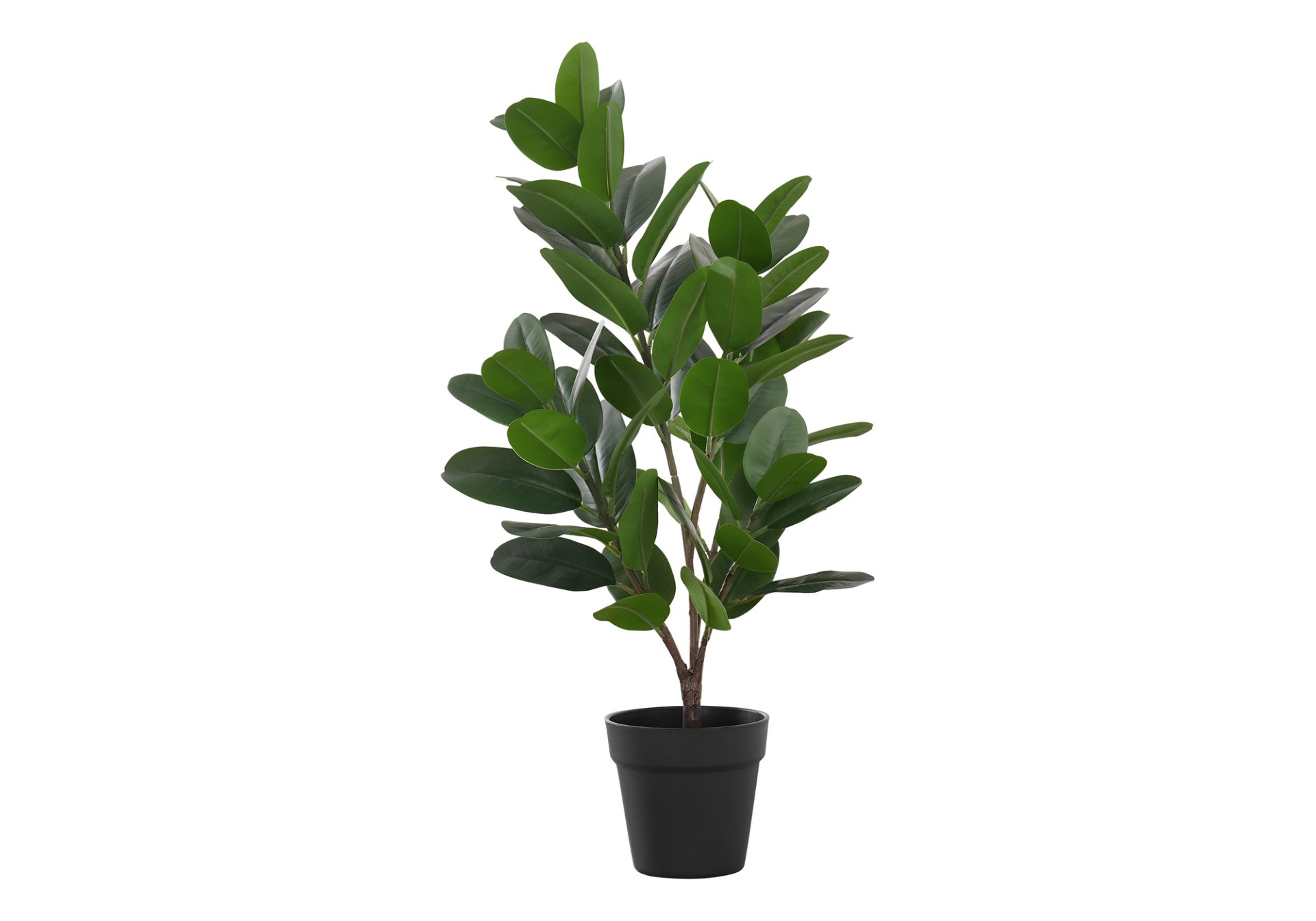 28" Tall, Artificial Plant, Garcinia Tree, Indoor, Faux, Fake, Floor, Greenery, Potted, Real Touch, Decorative - Green / Black - Image 2