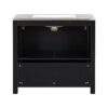 Bathroom Vanity Organizer With Sink, Handcrafted Solid Storage Cabinet - Espresso - Image 12