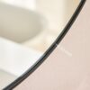 Wall Circular Framed Vanity Mirror For Bathroom, Living Room Decor - Black - Image 7