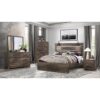 Monica - Dresser With Spacious Drawers Bar Handles - Dark Oak - Image 2