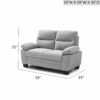 Summerton - Loveseat - Gray - Image 3