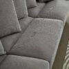 Modular Sectional Sofa, 5 Seater Oversized Convertible L & U Shaped Couch, Corduroy Fabric - Gray - Image 6