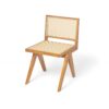 Chandigarh - Dining Room Chairs With Rattan And Solid Wood (Set of 2) - Natural - Image 6