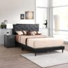 Deb - Queen Bed For Modern Bedrooms - Black - Image 9