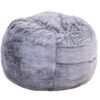 Classic 5Ft Memory Foam Bean Bag Chair, Soft Comfort Lounger - Purple - Image 4