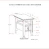 Acadian - Narrow Side Table With Drawer - Brown - Image 14