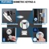 0 79 Cu Ft Biometric Security Safe - Black - Image 11