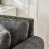 3 And 2 Seater Sofa With Rolled Arms, Tufted Upholstered Couch - Gray - Image 10