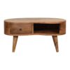 Mini Wave Coffee Table - Oak - Image 3