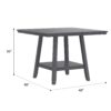 Glimm - Gathering Height Table - Gray - Image 3