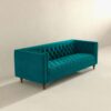 Evelyn - Mid-Century Modern Luxury Chesterfield Sofa - Teal - Image 3