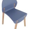 Single Chairs With A Design Combining Modern And Traditional Elements, Durable And Comfortable (Set of 4) - Gray Blue - Image 6