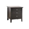3 Drawer Nightstand - Black - Image 7